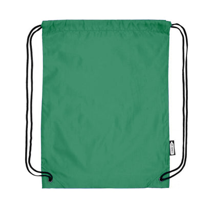 Green - Back - Bullet Oriole Recycled Drawstring Backpack