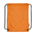 Orange - Back - Bullet Oriole Recycled Drawstring Backpack