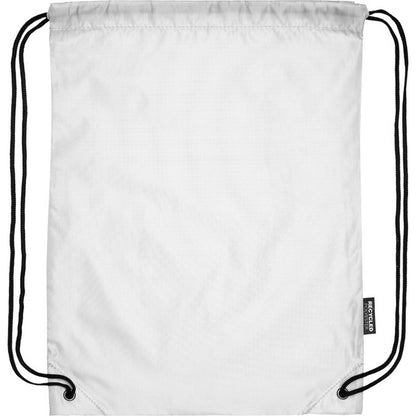 White - Lifestyle - Bullet Oriole Recycled Drawstring Backpack