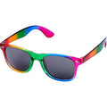 Multicoloured - Front - Bullet Womens-Ladies Sun Ray Rainbow Sunglasses