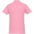 Light Pink - Back - Elevate Mens Helios Short Sleeve Polo Shirt