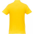 Yellow - Back - Elevate Mens Helios Short Sleeve Polo Shirt