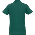 Forest Green - Back - Elevate Mens Helios Short Sleeve Polo Shirt