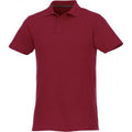 Burgundy - Front - Elevate Mens Helios Short Sleeve Polo Shirt