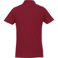 Burgundy - Back - Elevate Mens Helios Short Sleeve Polo Shirt
