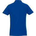 Blue - Back - Elevate Mens Helios Short Sleeve Polo Shirt
