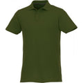 Army Green - Front - Elevate Mens Helios Short Sleeve Polo Shirt