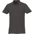 Storm Grey - Front - Elevate Mens Helios Short Sleeve Polo Shirt
