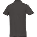 Storm Grey - Back - Elevate Mens Helios Short Sleeve Polo Shirt