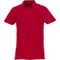 Red - Front - Elevate Mens Helios Short Sleeve Polo Shirt