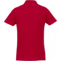 Red - Back - Elevate Mens Helios Short Sleeve Polo Shirt
