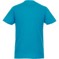 Blue - Back - Elevate Mens Jade Short Sleeve Recycled T-Shirt