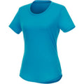 Blue - Front - Elevate Womens-Ladies Jade Short Sleeve Recycled T-Shirt