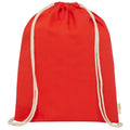 Red - Front - Bullet Orissa Drawstring Bag