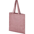Maroon Heather - Front - Bullet Pheebs Cotton Tote Bag