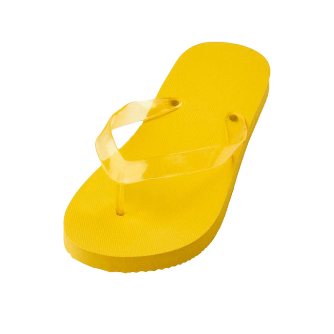 Yellow - Front - Bullet Unisex Adult Railay Flip Flops