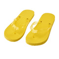 Yellow - Back - Bullet Unisex Adult Railay Flip Flops