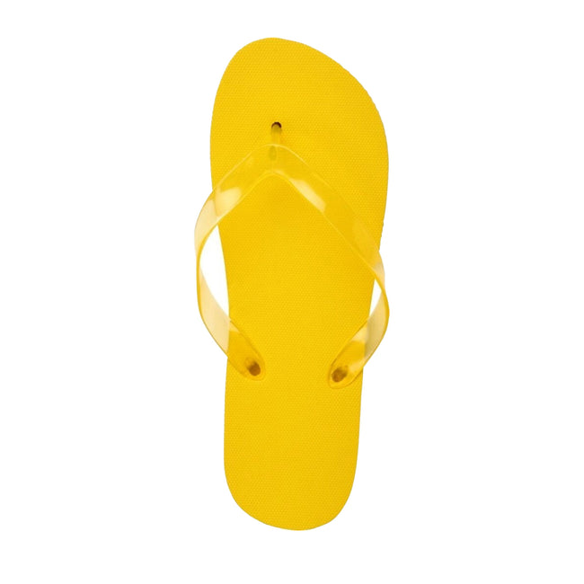 Yellow - Side - Bullet Unisex Adult Railay Flip Flops