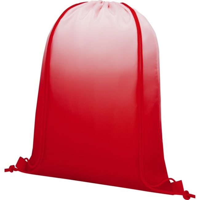 Red-White - Front - Bullet Gradient Backpack