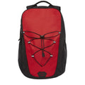 Red-Solid Black - Front - Bullet Trails Backpack