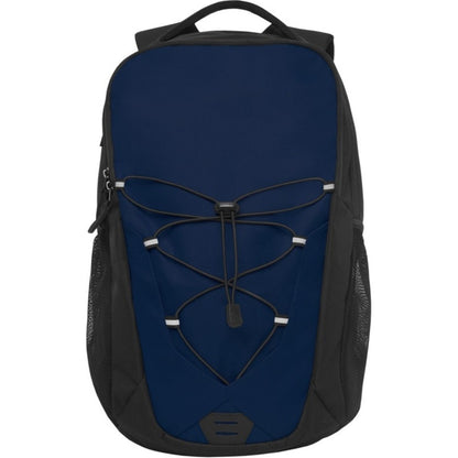 Navy-Solid Black - Front - Bullet Trails Backpack
