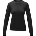 Solid Black - Front - Elevate Womens-Ladies Zenon Pullover