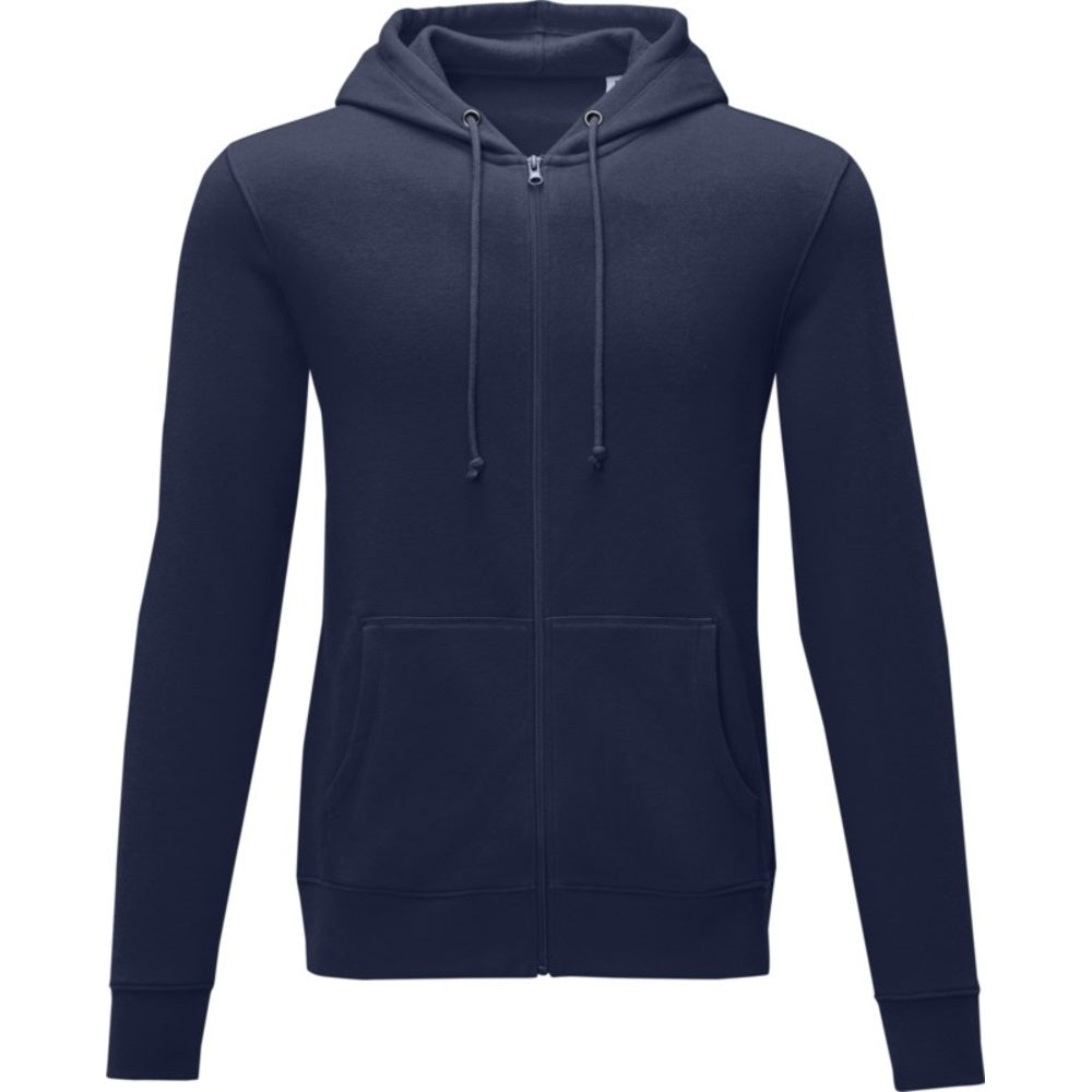 Navy - Front - Elevate Mens Theron Hoodie