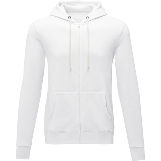 White - Front - Elevate Mens Theron Hoodie