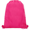 Magenta - Side - Bullet Oriole Mesh Drawstring Bag