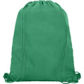 Green - Side - Bullet Oriole Mesh Drawstring Bag
