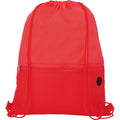 Red - Front - Bullet Oriole Mesh Drawstring Bag