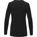 Solid Black - Back - Elevate Womens-Ladies Stanton Pullover