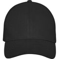 Solid Black - Front - Elevate Unisex Adult Drake 6 Panel Trucker Cap
