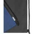Navy Heather - Pack Shot - Bullet Ross Recycled Drawstring Bag