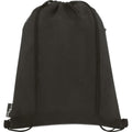 Grey Heather - Side - Bullet Ross Recycled Drawstring Bag