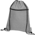 Grey Heather - Lifestyle - Bullet Ross Recycled Drawstring Bag