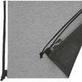 Grey Heather - Close up - Bullet Ross Recycled Drawstring Bag