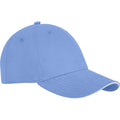 Light Blue - Side - Elevate Unisex Adult Darton Sandwich 6 Panel Cap