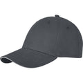 Storm Grey - Lifestyle - Elevate Unisex Adult Darton Sandwich 6 Panel Cap