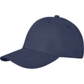 Navy - Lifestyle - Elevate Unisex Adult Davis 6 Panel Cap