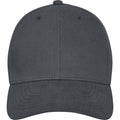 Storm Grey - Side - Elevate Unisex Adult Davis 6 Panel Cap