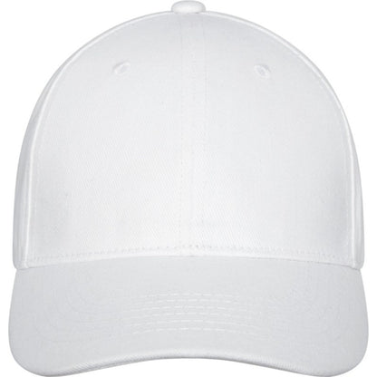 White - Side - Elevate Unisex Adult Davis 6 Panel Cap