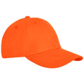 Orange - Front - Elevate Unisex Adult Davis 6 Panel Cap