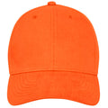 Orange - Lifestyle - Elevate Unisex Adult Davis 6 Panel Cap