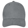 Grey - Front - Elevate Unisex Adult Davis 6 Panel Cap