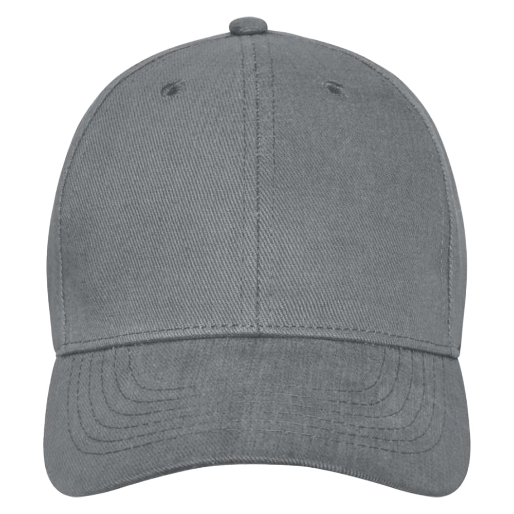 Grey - Front - Elevate Unisex Adult Davis 6 Panel Cap