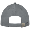 Grey - Back - Elevate Unisex Adult Davis 6 Panel Cap