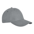 Grey - Side - Elevate Unisex Adult Davis 6 Panel Cap