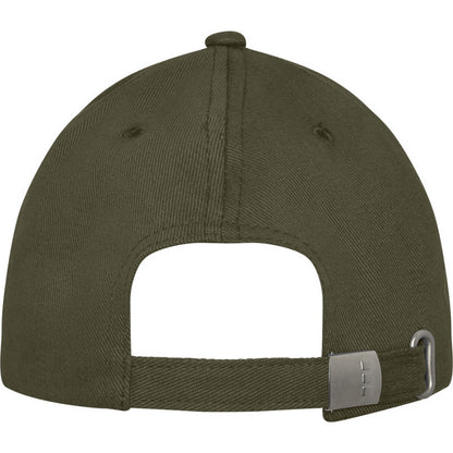 Forest Green - Back - Elevate Unisex Adult Davis 6 Panel Cap