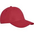 Red - Front - Elevate Unisex Adult Davis 6 Panel Cap